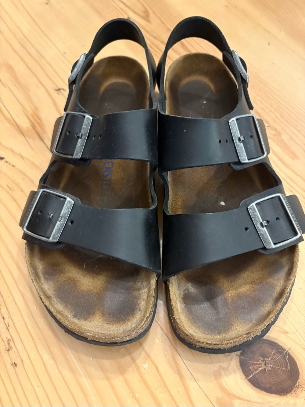 Birkenstock Milano Black Leather